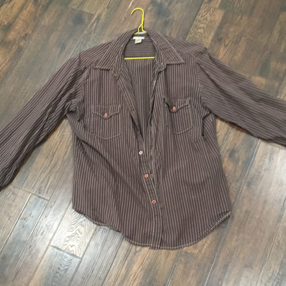 Men’s long sleeve button down shirt size XL